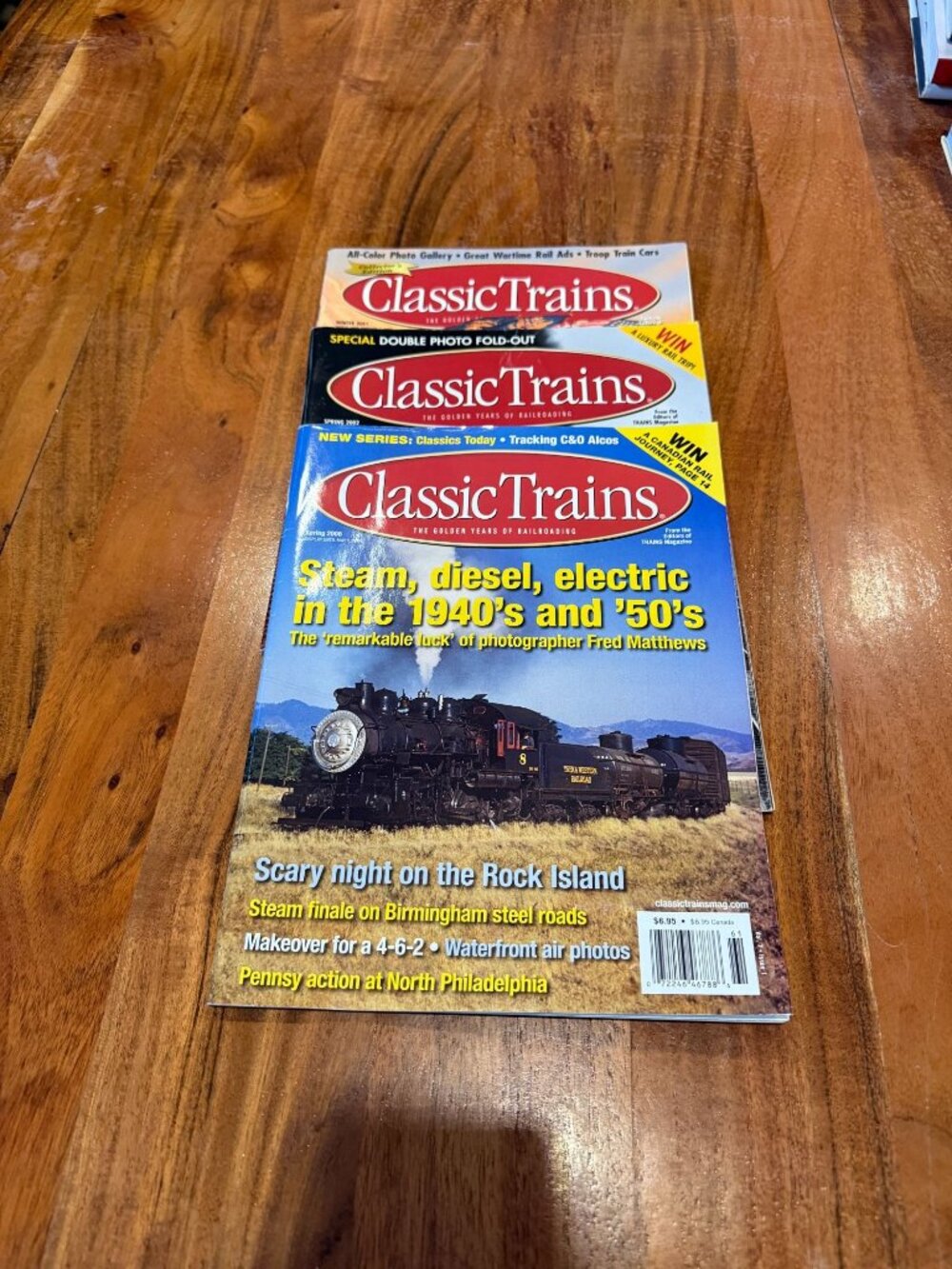 Lot of 3 Classic Trains Magazine 2001 2006 2007 Kalmbach Big Boy WWII Steam